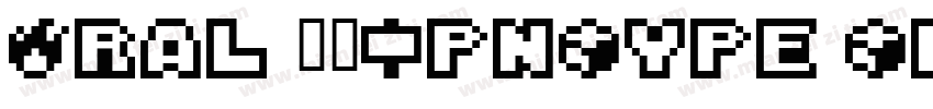 Aral 常规OpnType TrueType字体转换